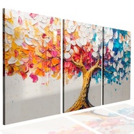 Kit 3 Quadros Decorativos Borboleta Gold Blue 60x40cm - Design Moderno para Sala e Quarto - imagem 2