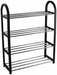 Sapateira Organizadora 8 Pares 4 Andares - Solução Prática para Quarto e Hall - imagem 5