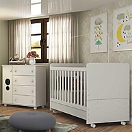 Quarto Infantil com Berço e Cômoda Pimpolho: Complete o Cantinho do Bebê - imagem 1