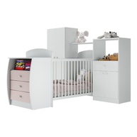 Quarto Infantil Laura: Berço e Cômoda em 1! - imagem 1