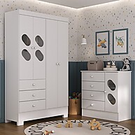 Quarto Infantil Stella: Elegância em Branco - imagem 1