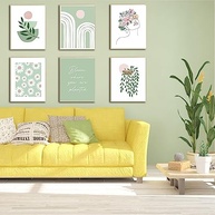 Pôsteres de Arte Verde Sálvia para Decoração de Quarto - Coleção Moderna com Estilo Matisse e Abstrato - imagem 3
