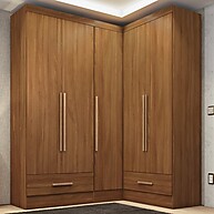 Quarto Modulado Canto: 5 Portas, 2 Gavetas Smart Plus - imagem 1