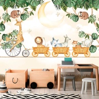 Papel de Parede Safári Girafa: Decore o Quarto! - imagem 2