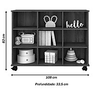 Cômoda Infantil 9 Prateleiras: Organize o Quarto! - imagem 2