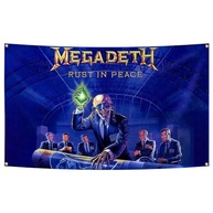 Pôster Megadeth Rust in Peace - Bandeira Decorativa Resistente para Quarto e Área Externa - imagem 2