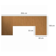 Cabeceira Ripada Casal Queen King 240x106 Auto Adesiva - Transforme seu Quarto com Estilo - imagem 4