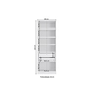 Guarda-Roupa 2 Portas 2 Gavetas Kappesberg Adapt Branco – Espaço e Estilo no Seu Quarto - imagem 2