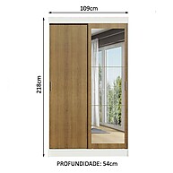 Guarda-Roupa Solteiro Madesa Tokio: Espaço e Estilo no Seu Quarto - imagem 2