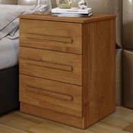 Mesa de Cabeceira 3 Gavetas Belize: Organize Seu Quarto! - imagem 2
