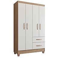 Guarda-Roupa Solteiro 4 Portas: Organize Seu Quarto! - imagem 2