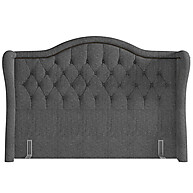 Cabeceira Queen Linho Cinza: Elegância para Seu Quarto - imagem 2