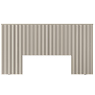 Cabeceira Ripada 240cm Off White: Elegância para seu Quarto - imagem 2