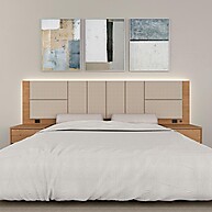 Cabeceira Estofada Dubai com Led – Conforto e Estilo para Seu Quarto - imagem 2