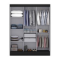 Guarda-Roupa San Marino 3 Portas: Espaço e Estilo para Seu Quarto - imagem 2