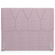 Cabeceira Aurora W01 Suede Rosê 140 cm: Transforme Seu Quarto - imagem 2