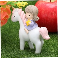 Estatueta de Unicórnio em Resina Rosa - Decoração Encantadora para Mesa e Quarto - imagem 4