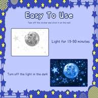 965 Peças Estrelas e Lua que Brilham no Escuro - Decalques de Parede Galáxia para Quarto Infantil - imagem 5