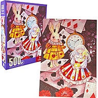 Quebra-Cabeça 500 Peças Sonhos de Alice – Diversão Mágica - imagem 1