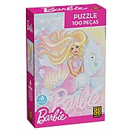 Quebra-Cabeça Barbie 100 Peças: Brilho e Diversão! - imagem 1