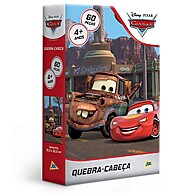 Quebra-Cabeça Carros Pixar: 60 Peças de Diversão! - imagem 1