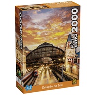 Quebra-Cabeça Estação da Luz 2000 Peças: Desafio Grow! - imagem 1