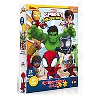 Quebra-Cabeça Marvel Spidey & Vingadores 28 Peças – Diversão Garantida! - imagem 1