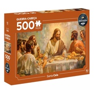 Quebra-Cabeça Santa Ceia 500 Peças: Desafio e Arte! - imagem 1