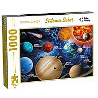 Quebra-Cabeça Sistema Solar 1000 Peças: Desvende o Universo! - imagem 1