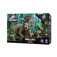 Quebra-Cabeça Triceratops Jurassic World: 200 Peças de Aventura! - imagem 1