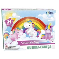 Quebra-Cabeça Unicórnio Baby: 24 Peças de Diversão! - imagem 1