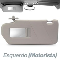 Par Quebra Sol Uno Fiorino 2011-2021 Cinza Claro com Espelho e Bolsa - Newtec - imagem 4