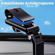 Suporte Veicular 360° para Celular: Rotação Total e Fixação Segura no Quebra-Sol - imagem 2