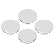 Kit 4 Calotas Centro de Roda 65mm Universal Anti-Queda - Design Eletroplado Premium - imagem 5