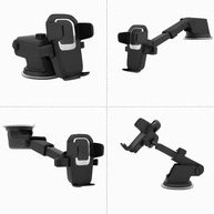 Suporte Veicular Universal para Smartphone e GPS: Trava Automática Anti-Queda e Ventosa Forte - imagem 3