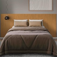 Cabeceira Ripada para Cama Casal, Queen e King em MDF 253x106cm Autoadesiva - Moderna e Fácil Instalação - imagem 3