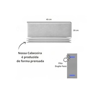 Cabeceira de Cama Queen Size 1,60x45 Cinza Ane - Modernidade e Conforto para seu Quarto - imagem 5