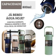 Garrafa Térmica Inox 304 - Mantém Bebidas Quentes ou Geladas por Horas - Ideal para Academia, Escola e Trabalho - imagem 5