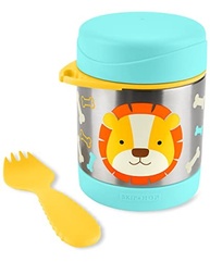 Pote Térmico com Talher Zoo Leão - Mantenha Refeições Quentes ou Frias com Estilo - imagem 3