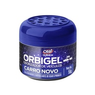 Kit 3 Odorizadores Gel Orbi Química Cheirinho Carro Novo - Aroma Duradouro - imagem 3