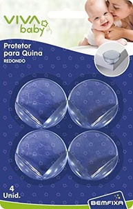 Protetores para Quina Vivababy - Redondos Transparentes para Segurança Infantil - imagem 2