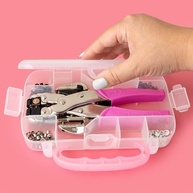 Kit Crop-A-Dile We R Rosa: Aplique Ilhós com Facilidade e Estilo - imagem 3