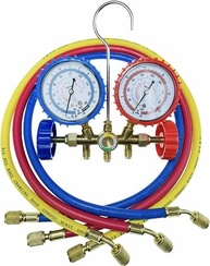 Manifold Ar Split Geladeira Gás R12 R22 R404 R134A - Kit Completo com 3 Mangueiras | Modelo VLCT-636V - imagem 2