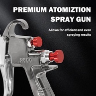 RRJ Pistola de Pulverização LVLP R500 Premium - Kit Completo com Bicos e Regulador para Pintura Automotiva e DIY - imagem 4