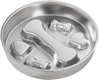 Bacia de Alimentação Lenta em Aço Inoxidável 304 - Controle de Ração e Prevenção de Engasgos para Pets - imagem 1