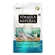Ração Fórmula Natural Life Gatos Castrados Sabor Salmão: Saúde e Sabor em Cada Mordida - imagem 1