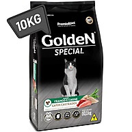 Ração Golden Gatos Castrados 10kg: Frango e Carne Premium - imagem 1