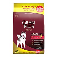 Ração Gran Plus Menu Carne e Arroz 16,5kg com Desconto - imagem 1