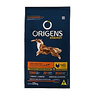 Ração Origens Energy Frango 15kg: Energia e Sabor! - imagem 1