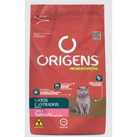 Ração Origens Gatos Castrados Salmão 3kg: Saúde e Sabor! - imagem 1